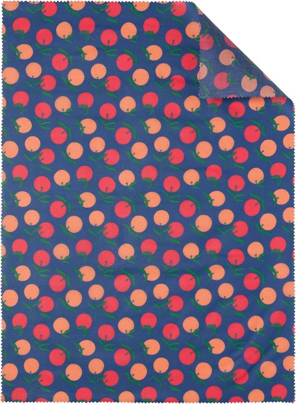 Reusable Beeswax Food Storage Citrus Print Extra Large Wrap, 17 x 22.75 inches